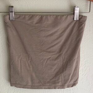 Full Moon Komorebi Tube Top in Fog